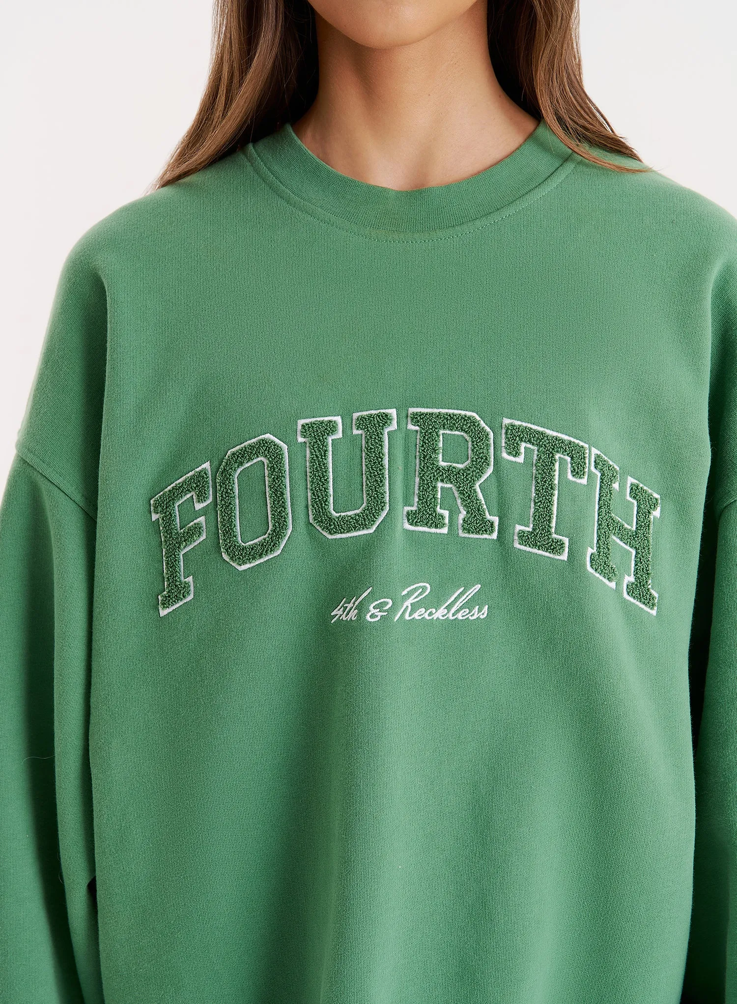 Green Fourth Branded Sweatshirt sold by 4th and Reckless product image thumbnail 3