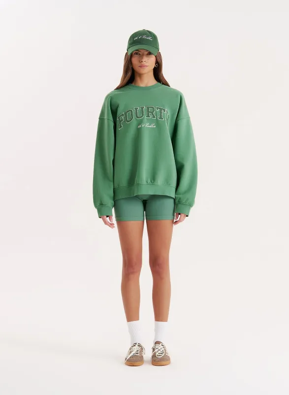 Green Fourth Branded Sweatshirt sold by 4th and Reckless