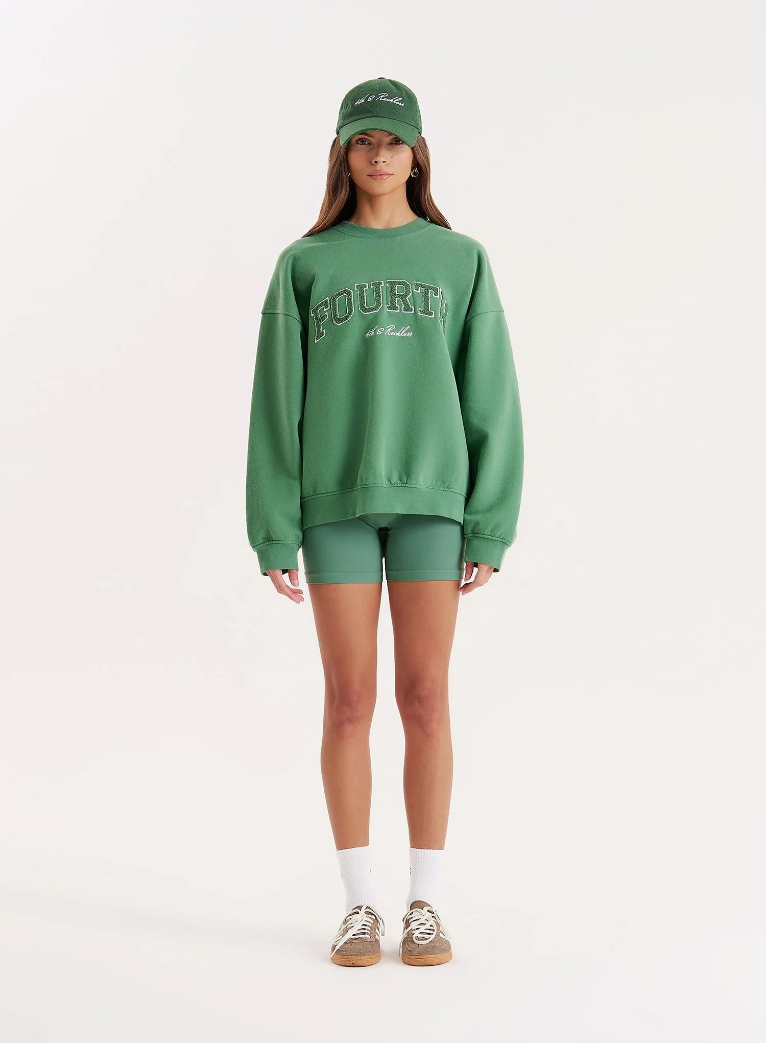 Green Fourth Branded Sweatshirt sold by 4th and Reckless