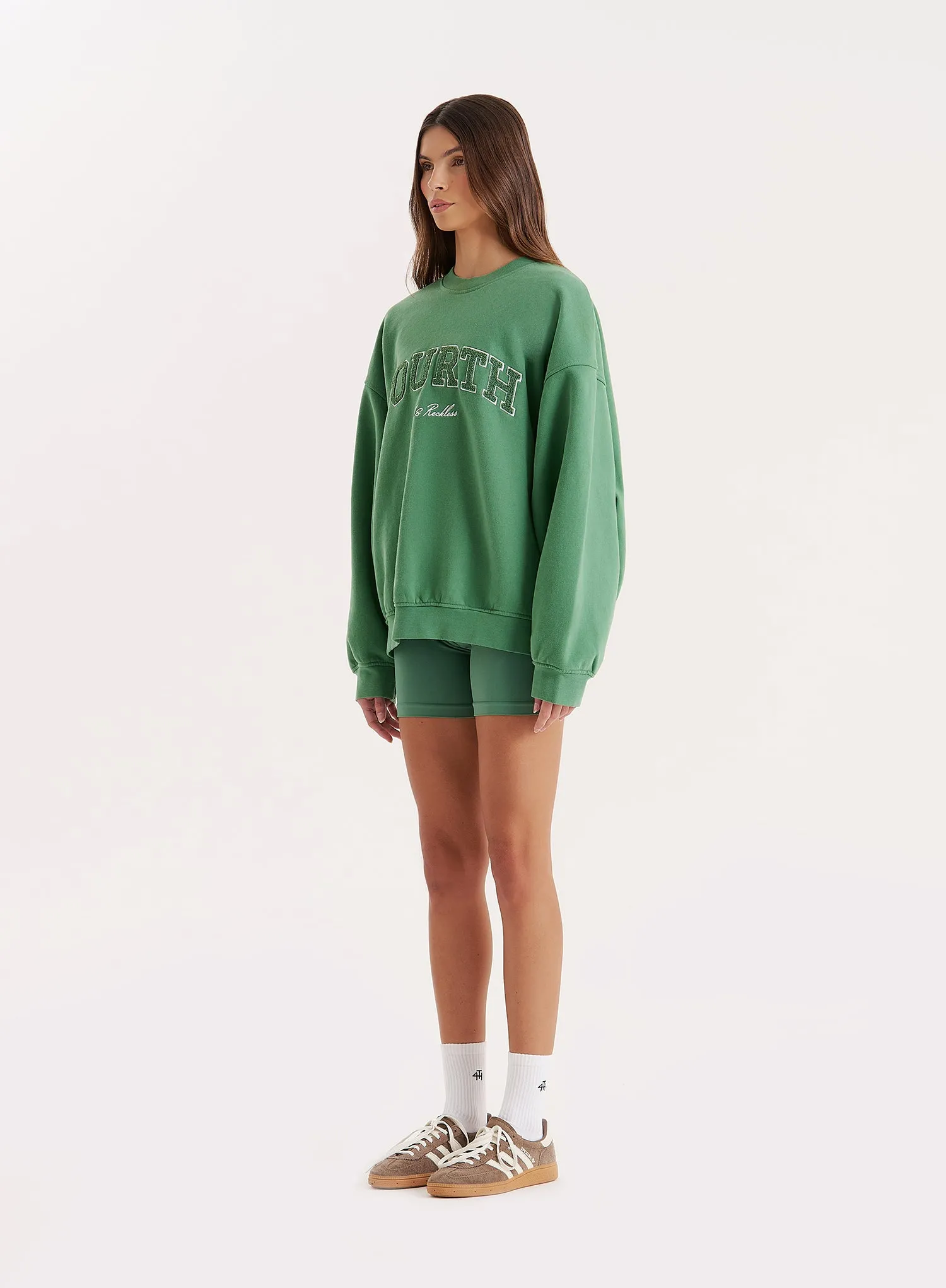 Green Fourth Branded Sweatshirt sold by 4th and Reckless product image thumbnail 2