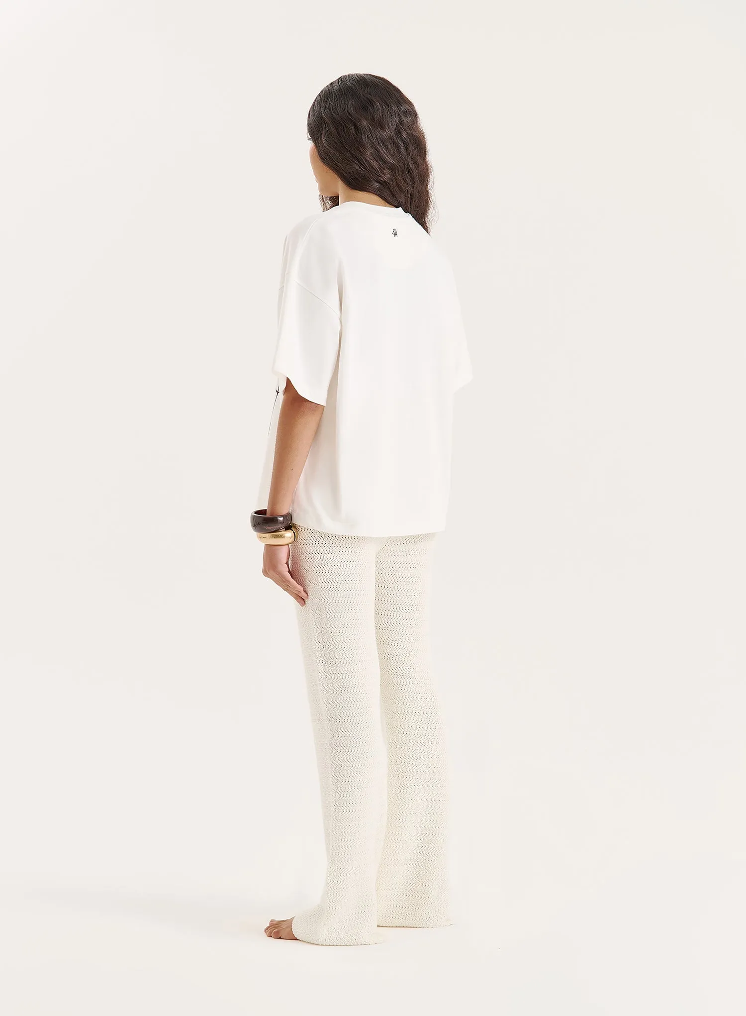 Cream Bikini Graphic Oversized T-Shirt sold by 4th and Reckless product image thumbnail 5