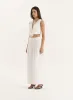 White Tie Front Cropped Top- Jadey sold by 4th and Reckless