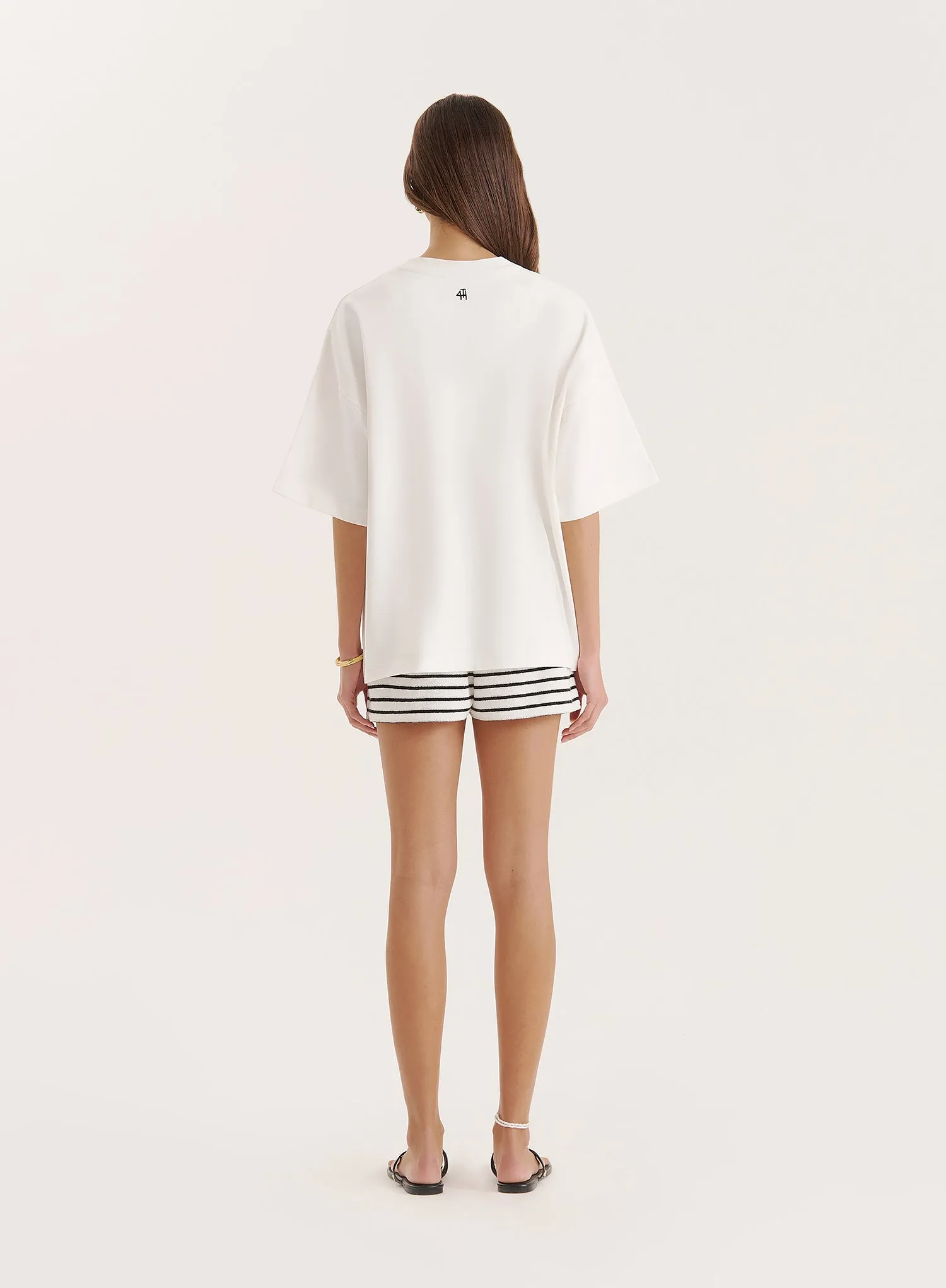 Cream Capri Slogan Oversized T-Shirt- Capri sold by 4th and Reckless product image thumbnail 4