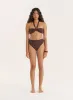 Chocolate Halterneck Tie Bikini Top- Gia sold by 4th and Reckless