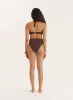 Chocolate Halterneck Tie Bikini Top- Gia sold by 4th and Reckless