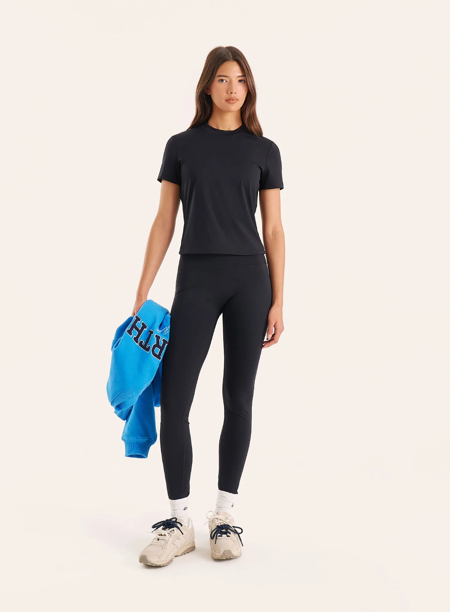 Black High Waisted Soft Touch Legging sold by 4th and Reckless product image thumbnail 2