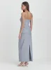 Blue Tailored Midaxi Skirt- Diaz sold by 4th and Reckless