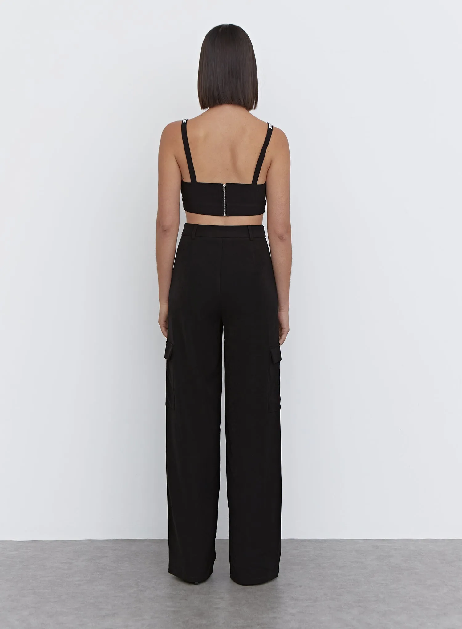 Black Diamante Bralet Top - Dasha sold by 4th and Reckless product image thumbnail 5