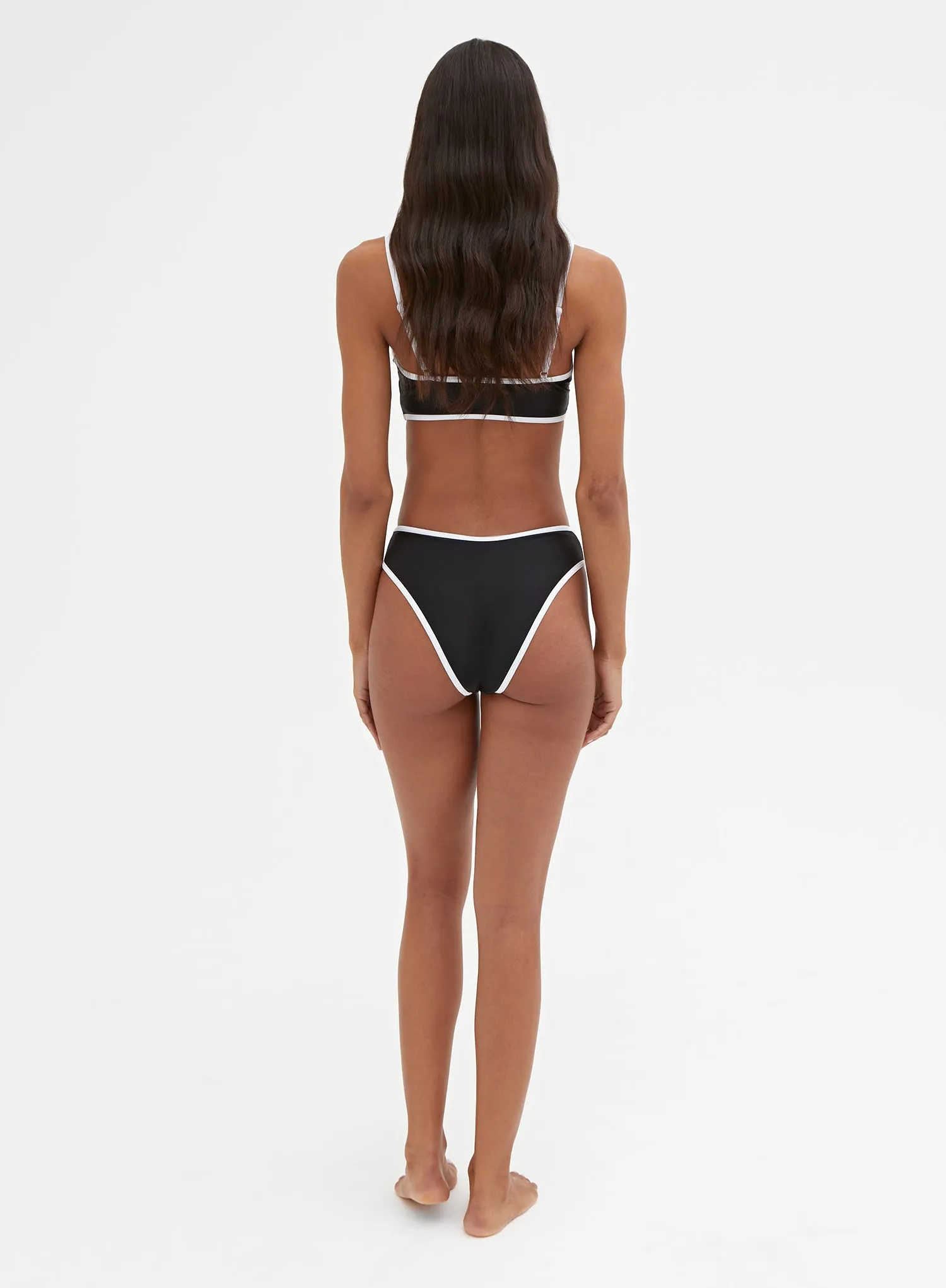 Black Contrast Trim Bikini Bottom – Calli sold by 4th and Reckless product image thumbnail 3