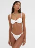White Ruched Cupped Bikini Top – Harper sold by 4th and Reckless