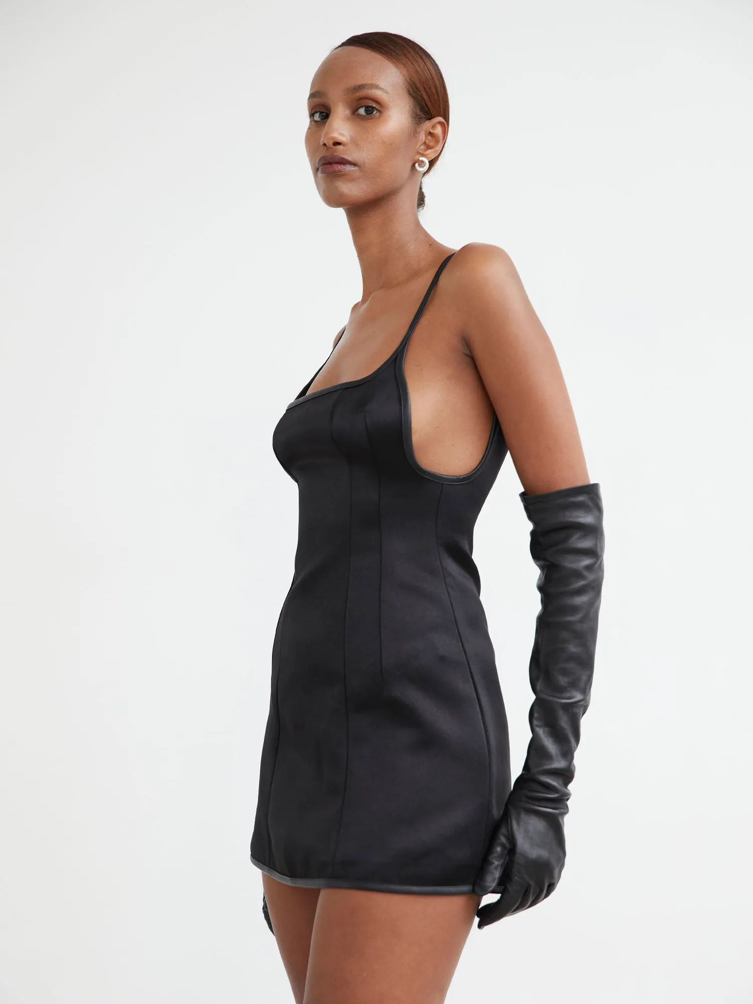 08 Sammy Mini Dress | Black sold by Paris Georgia product image thumbnail 4