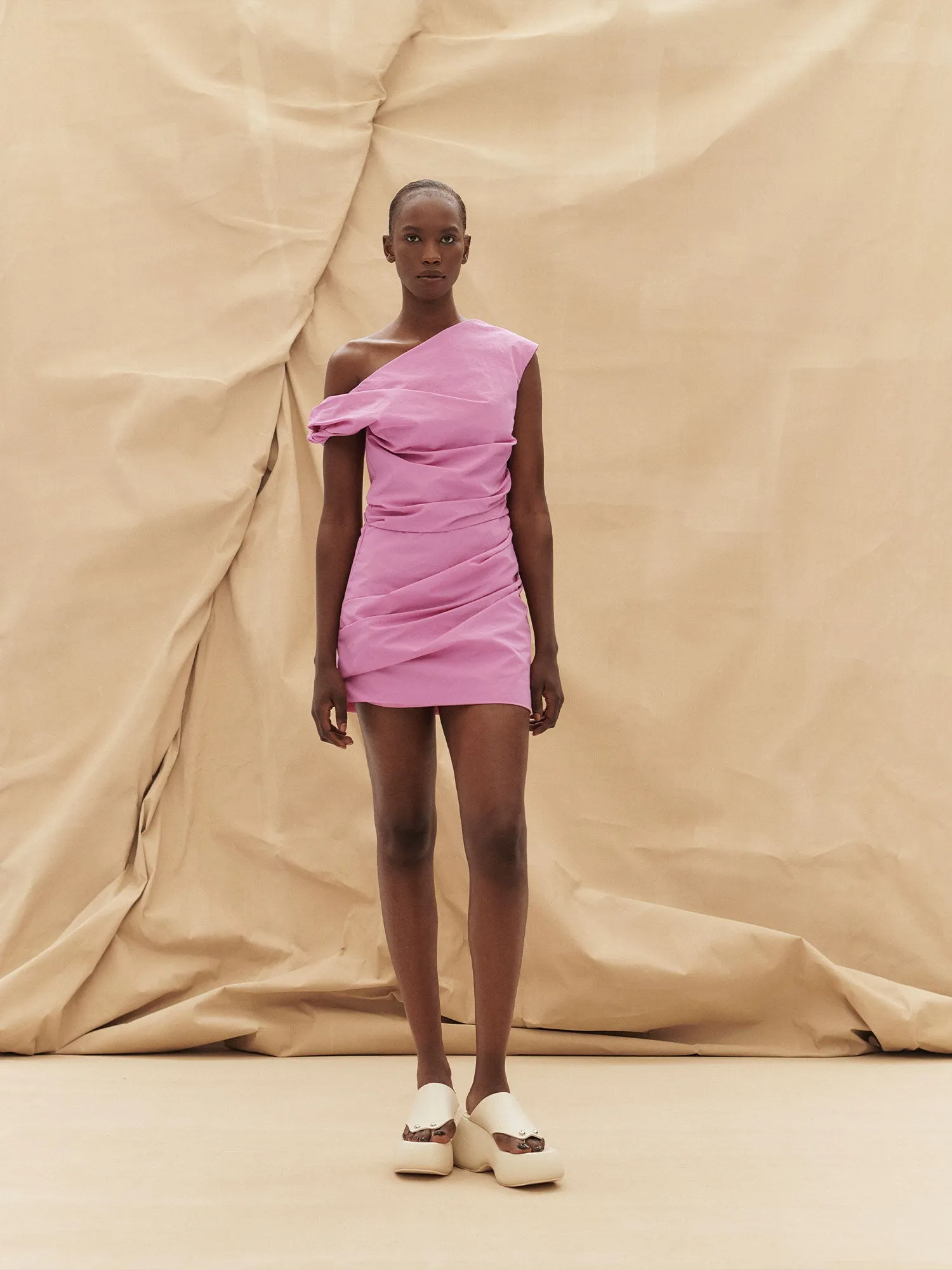 07 REMMY MINI DRESS | BARBIE PINK sold by Paris Georgia