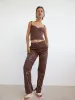 08 Motorbike Pant | Cocoa sold by Paris Georgia