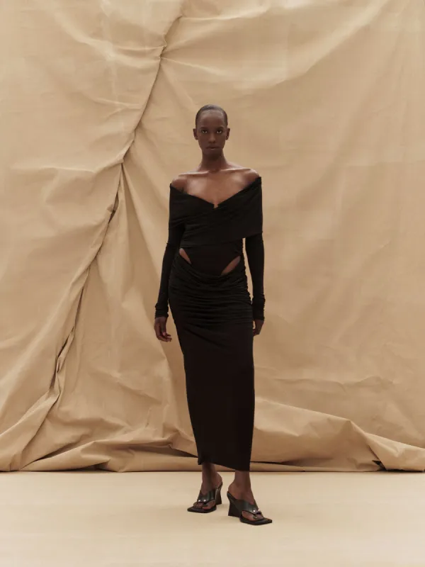 07 OTTO DRESS | BLACK made by Paris Georgia