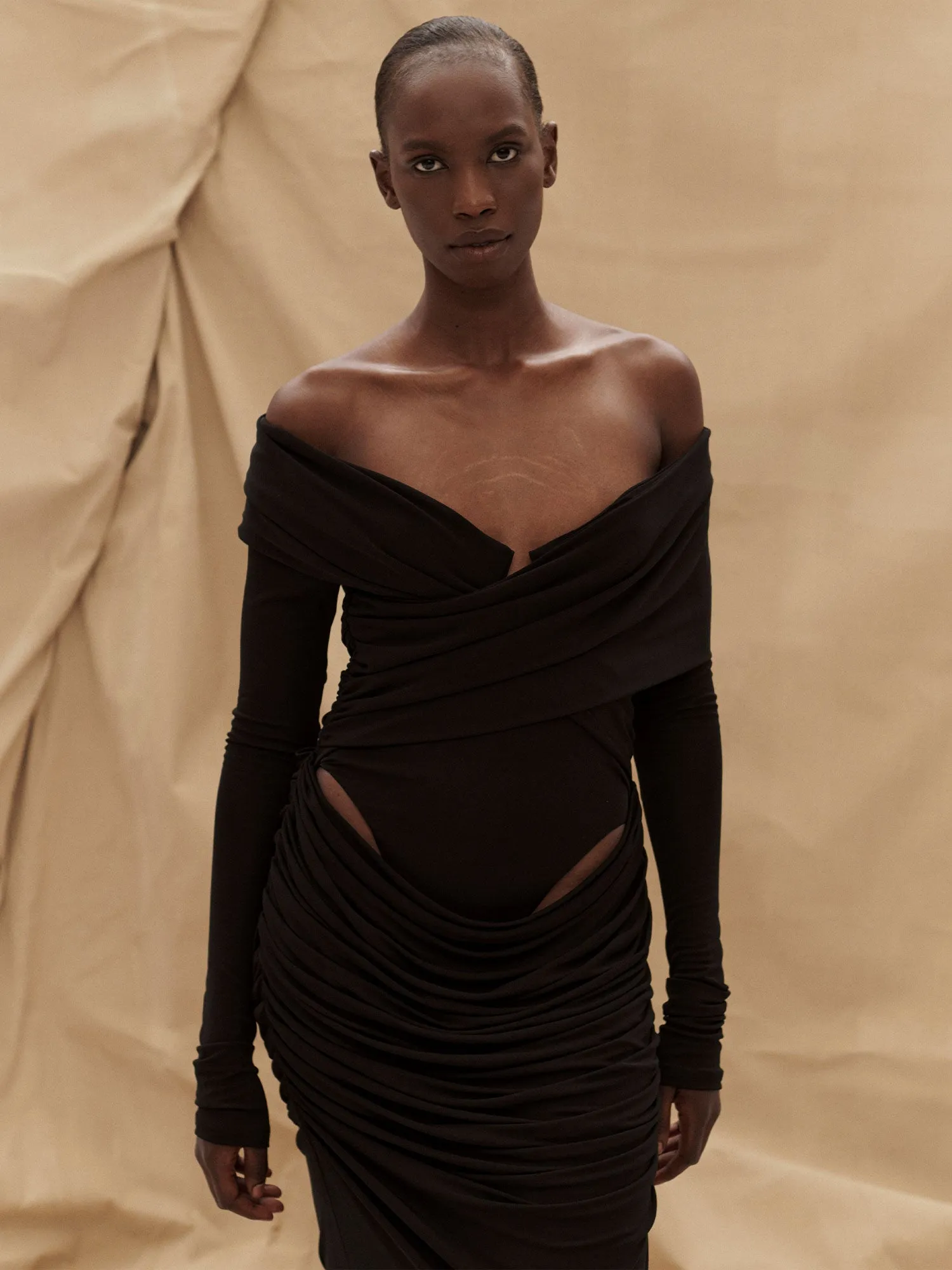 07 OTTO DRESS | BLACK sold by Paris Georgia product image thumbnail 3