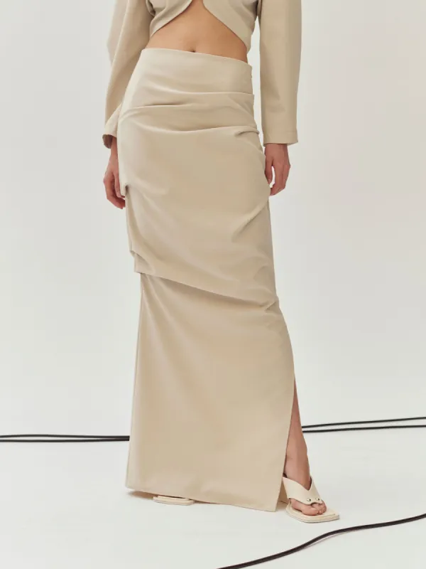 Remmy Skirt | Fawn made by Paris Georgia