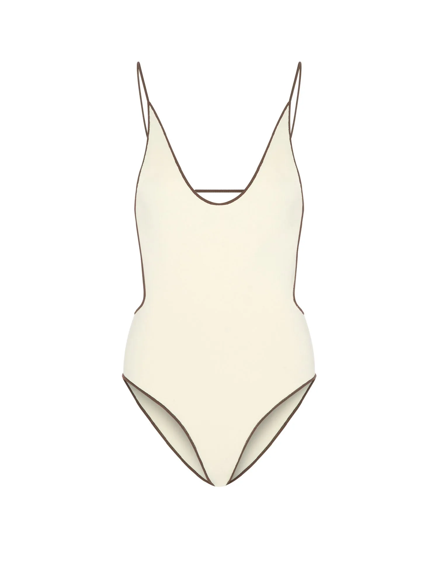 07 NYA BODYSUIT | CREAM WITH CAROB sold by Paris Georgia product image thumbnail 3