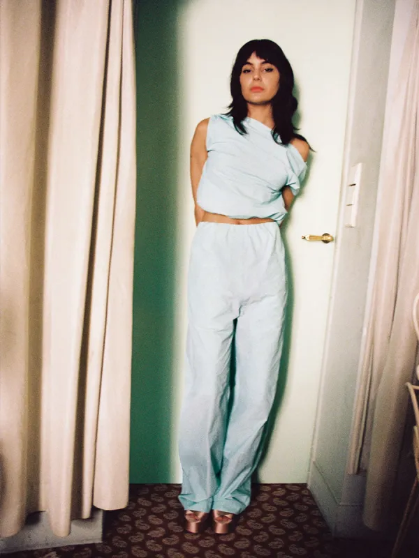 Cocoon Trackpant | Aqua made by Paris Georgia