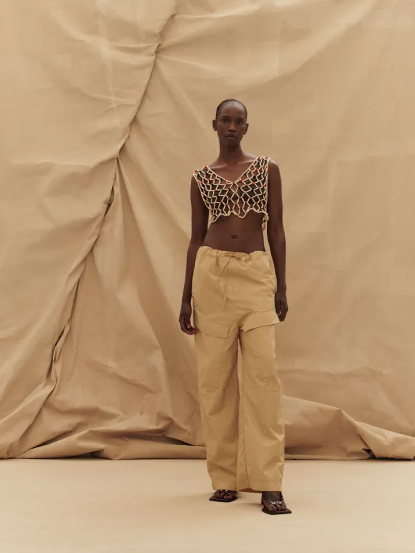 07 HERB TROUSER | SAND made by Paris Georgia