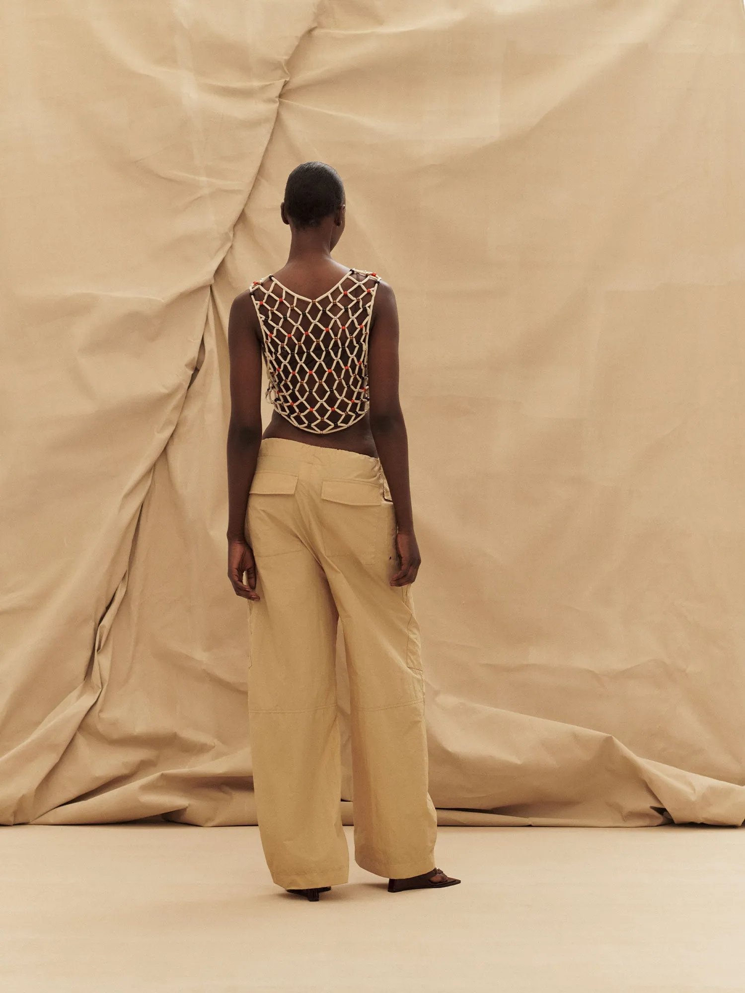 07 HERB TROUSER | SAND sold by Paris Georgia product image thumbnail 5