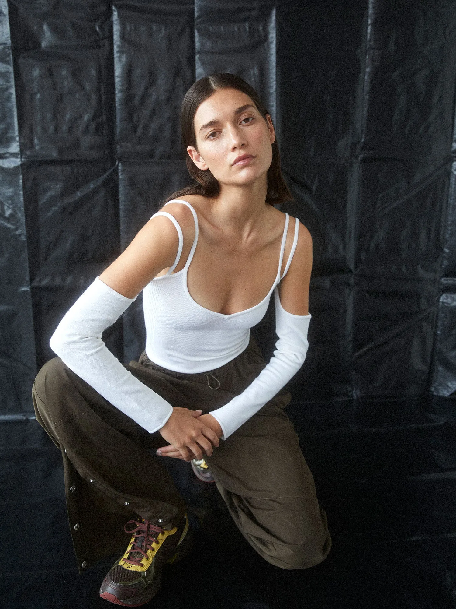 04 Elemental Merino Bodysuit | Ivory sold by Paris Georgia product image thumbnail 3
