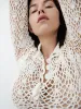 09 Crochet Top | White sold by Paris Georgia