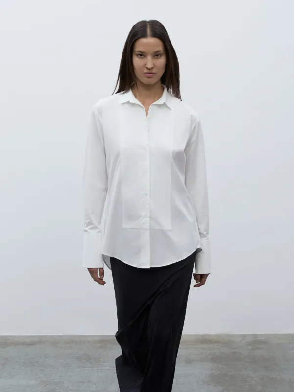 05 Elemental Tux Shirt | White made by Paris Georgia