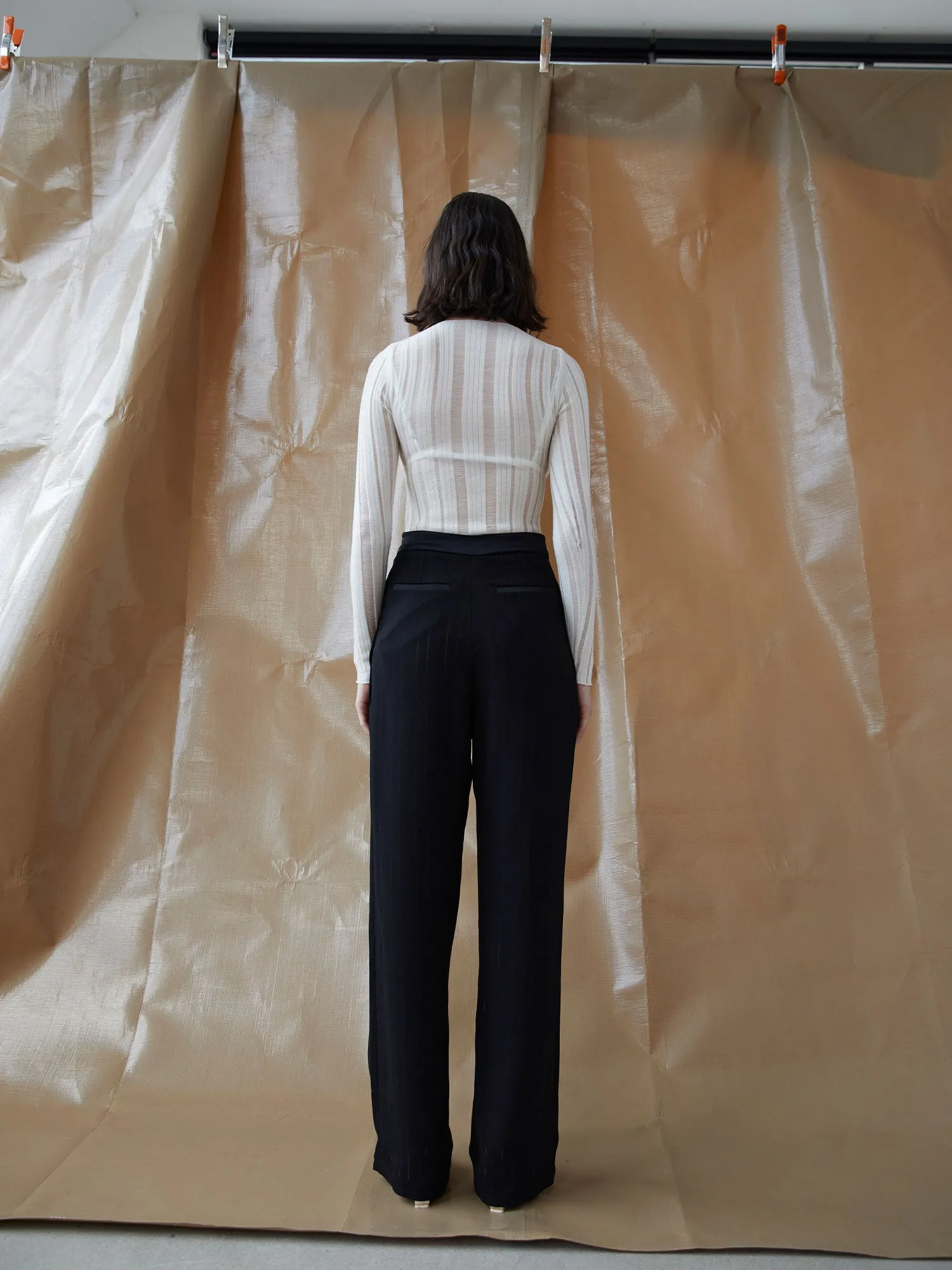 08 Benny Suit Pant | Black sold by Paris Georgia product image thumbnail 5