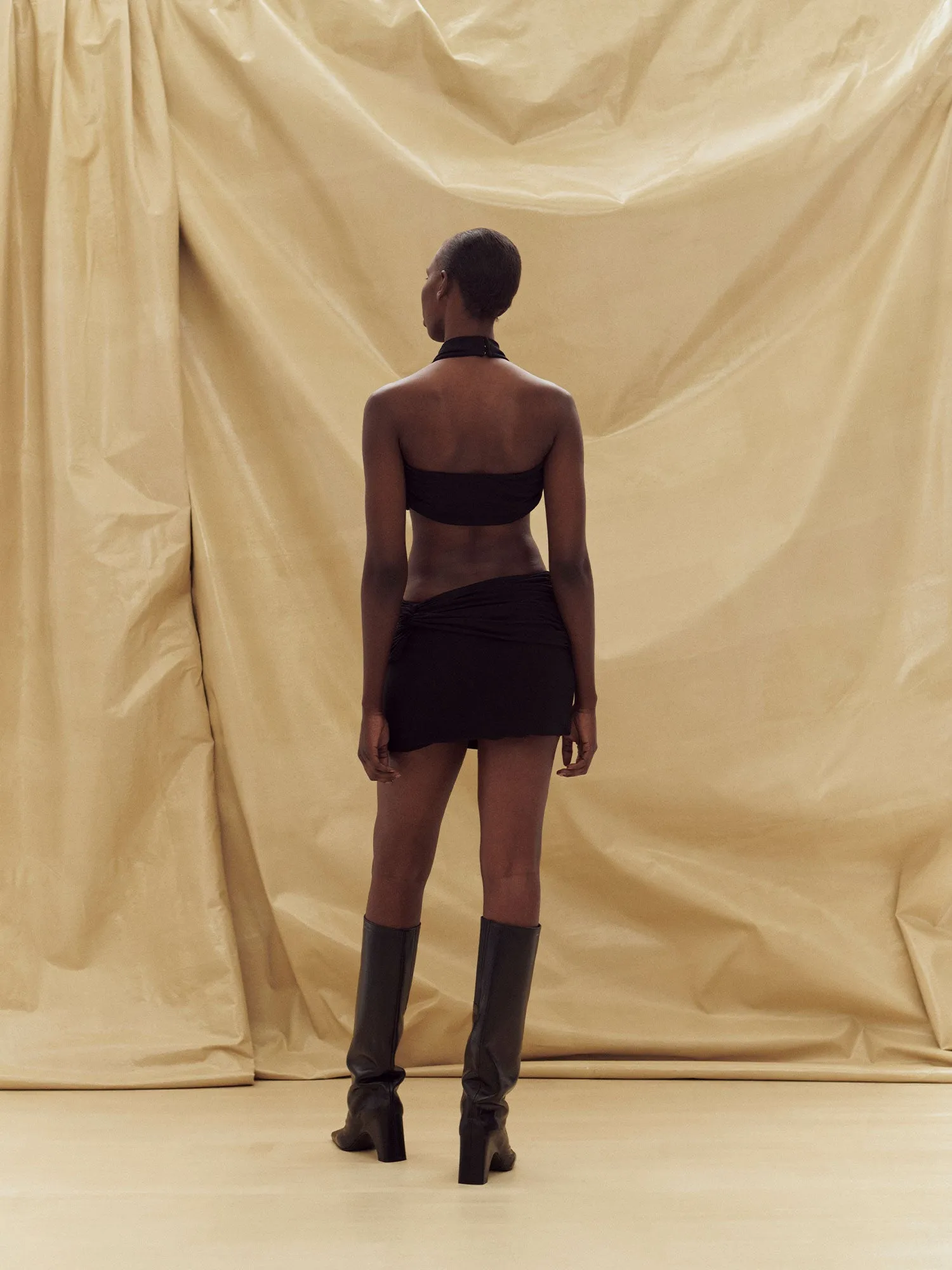 07 ELLA MINI SKIRT | BLACK sold by Paris Georgia product image thumbnail 4