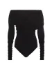 Otto Bodysuit | Black sold by Paris Georgia