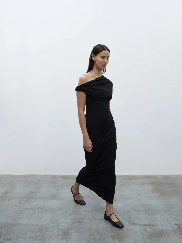 Elemental Ida Dress | Black sold by Paris Georgia