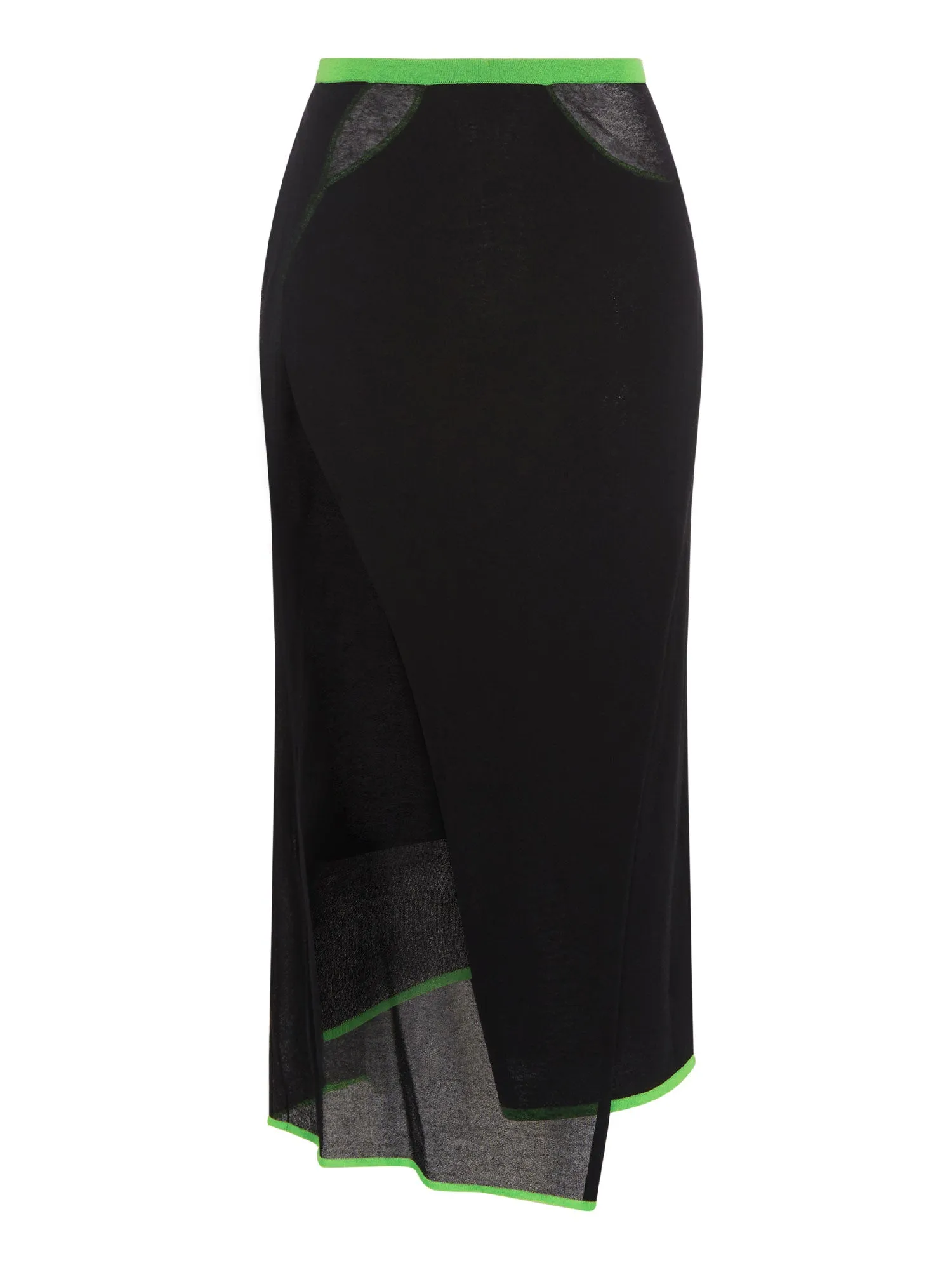 07 VINCE SKIRT | BLACK WITH BASIL sold by Paris Georgia product image thumbnail 3