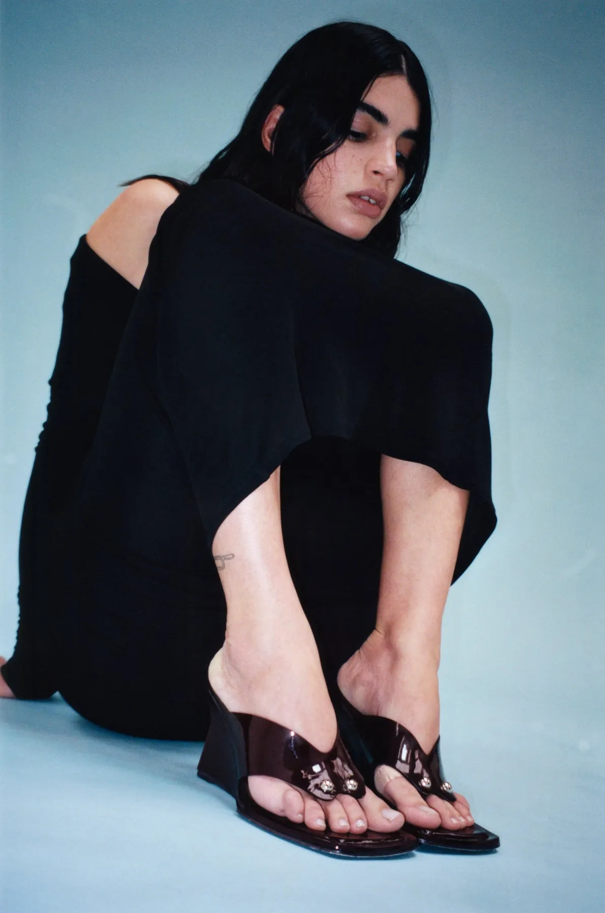 DUNE WEDGE | OXBLOOD sold by Paris Georgia product image thumbnail 2