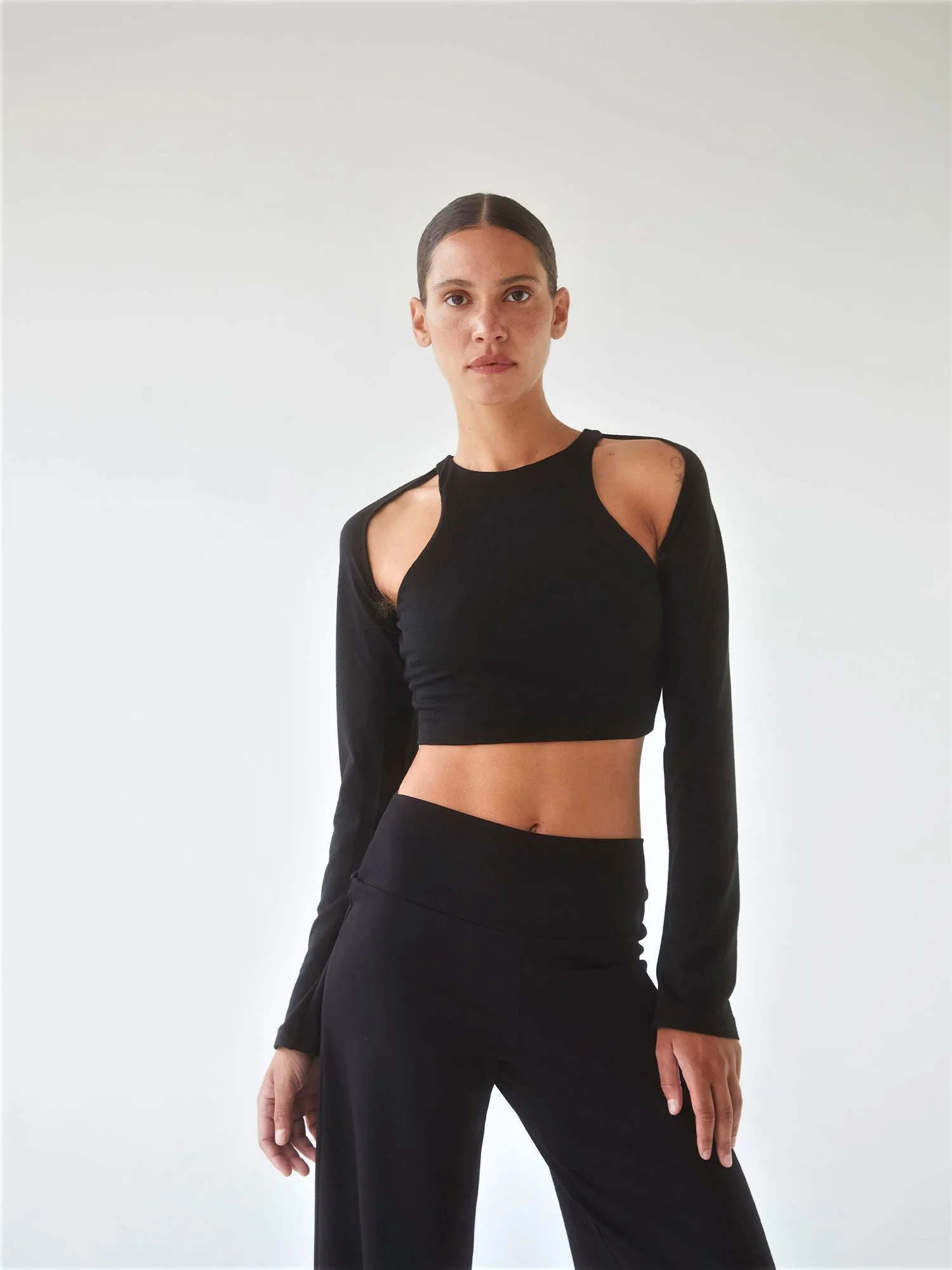 04 Elemental Racer Top | Black sold by Paris Georgia