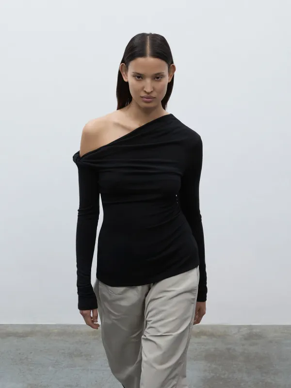 Elemental Manahou Top | Black sold by Paris Georgia