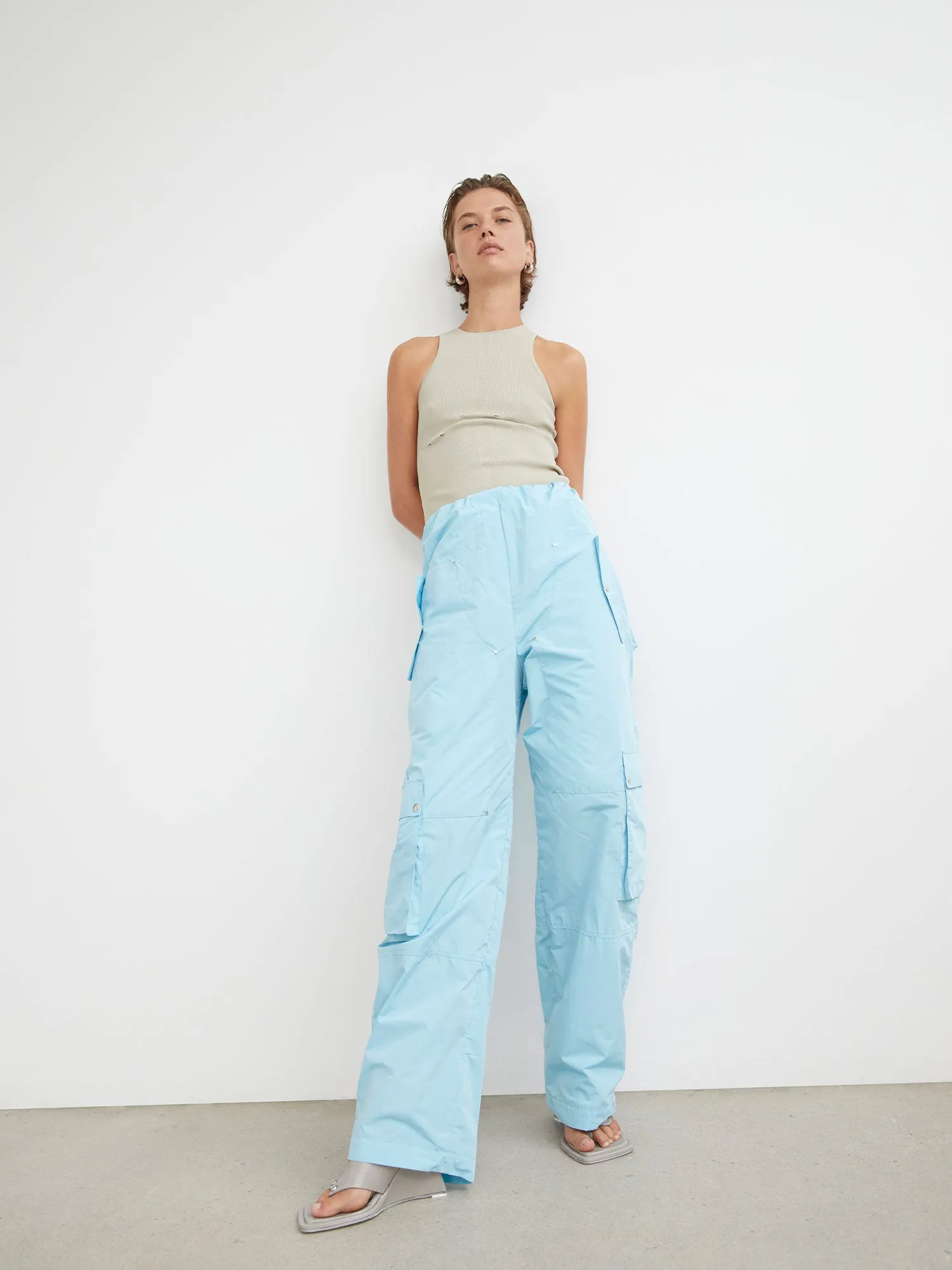 08 Elevated Trackpant | Iris Blue sold by Paris Georgia
