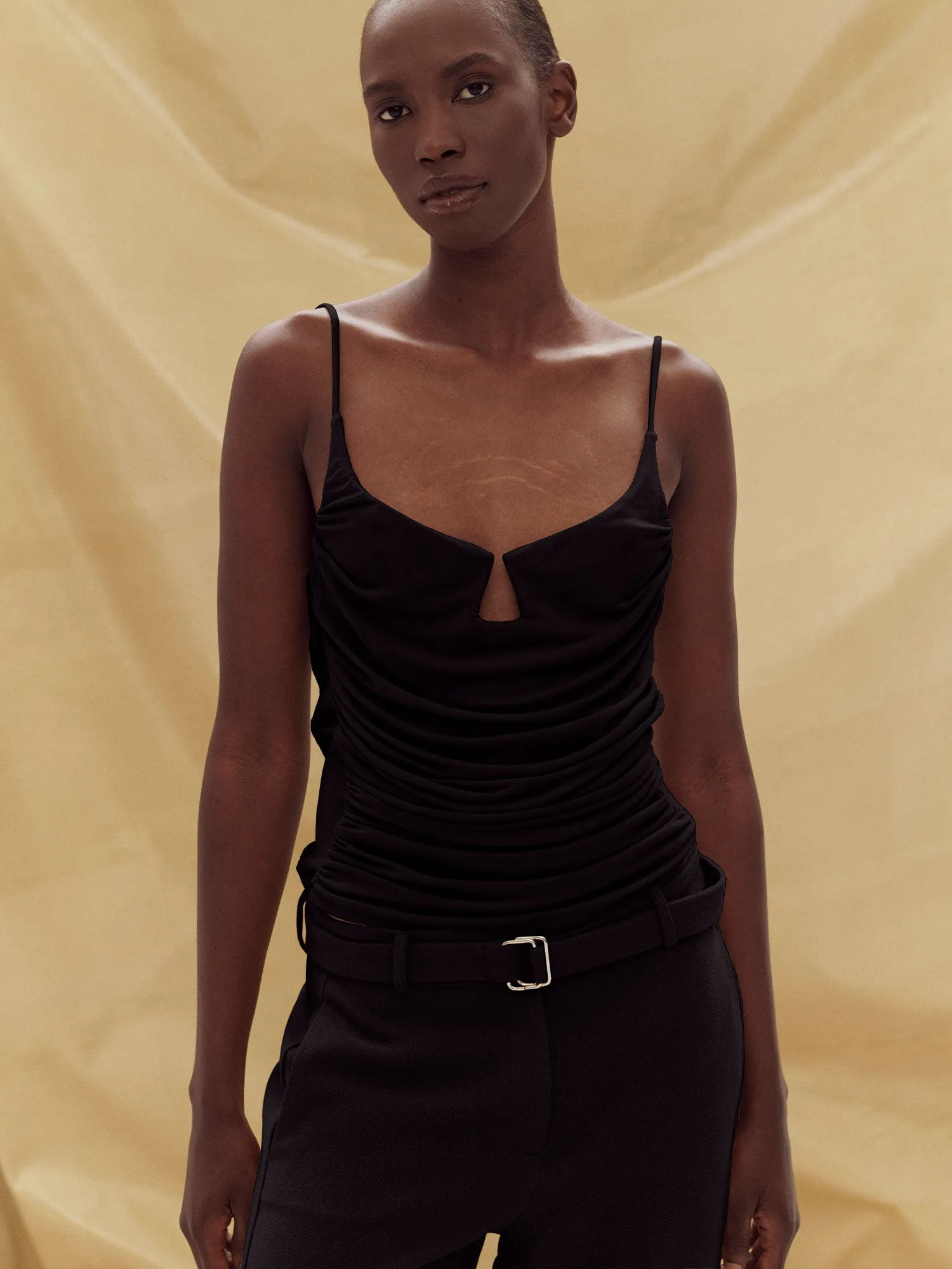 07 OTTO SINGLET | BLACK sold by Paris Georgia