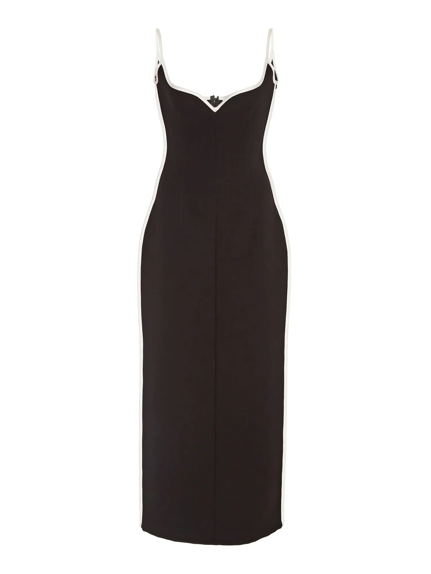Heart Dress | Black with White sold by Paris Georgia product image thumbnail 2