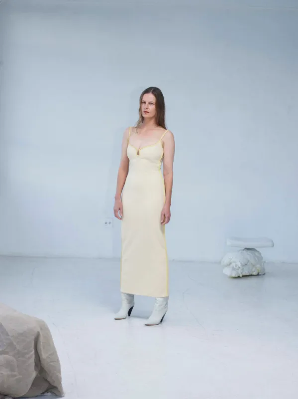 03 Marlo Dress | Daffy Yellow made by Paris Georgia