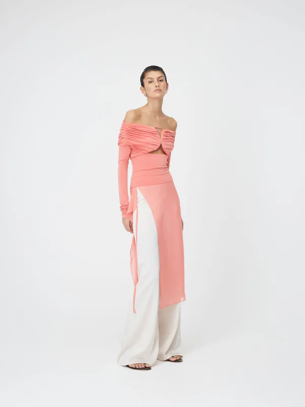 09 Axel Top | Coral sold by Paris Georgia