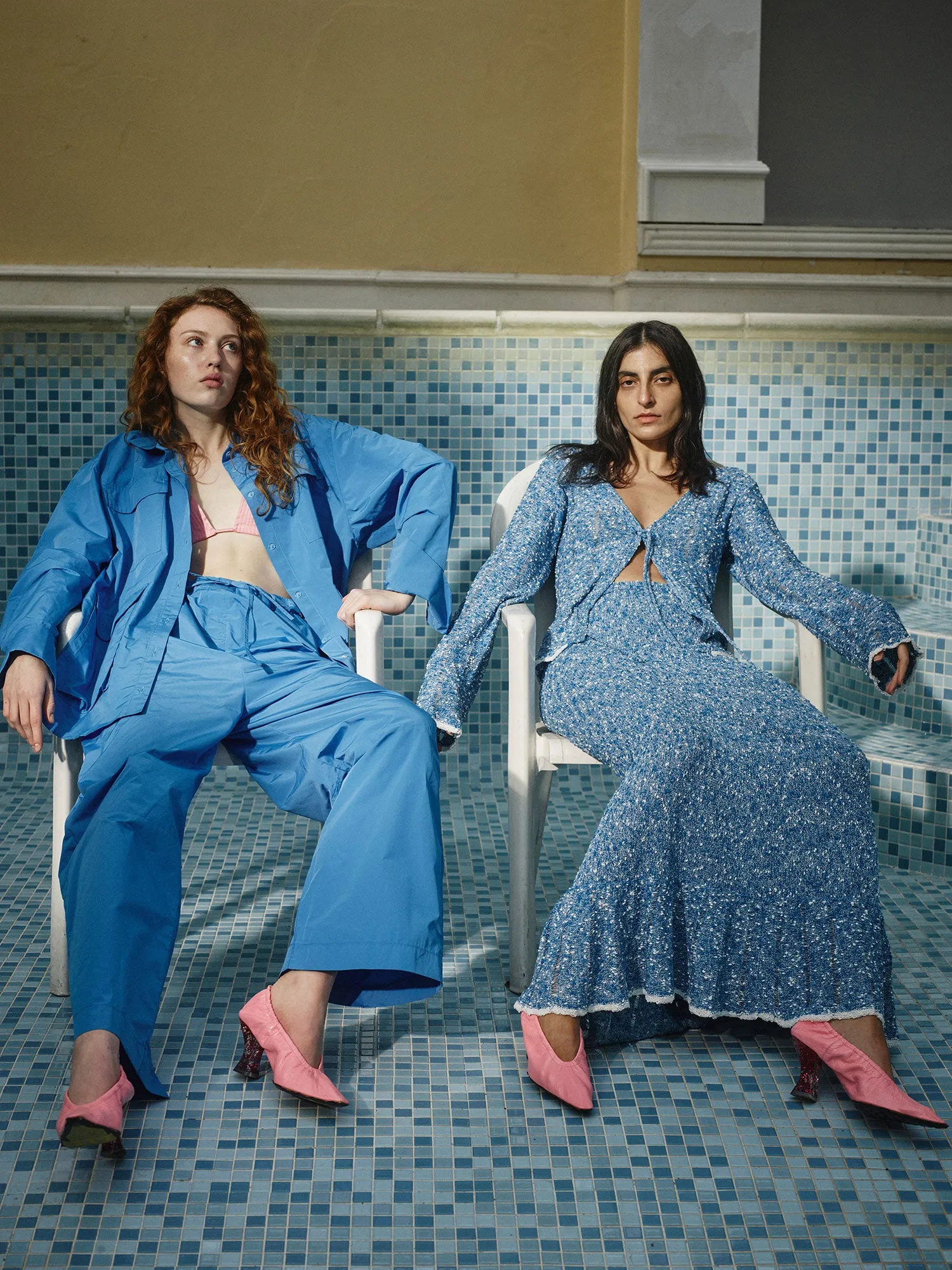 05 Enzo Track Pant | Turquoise sold by Paris Georgia product image thumbnail 3