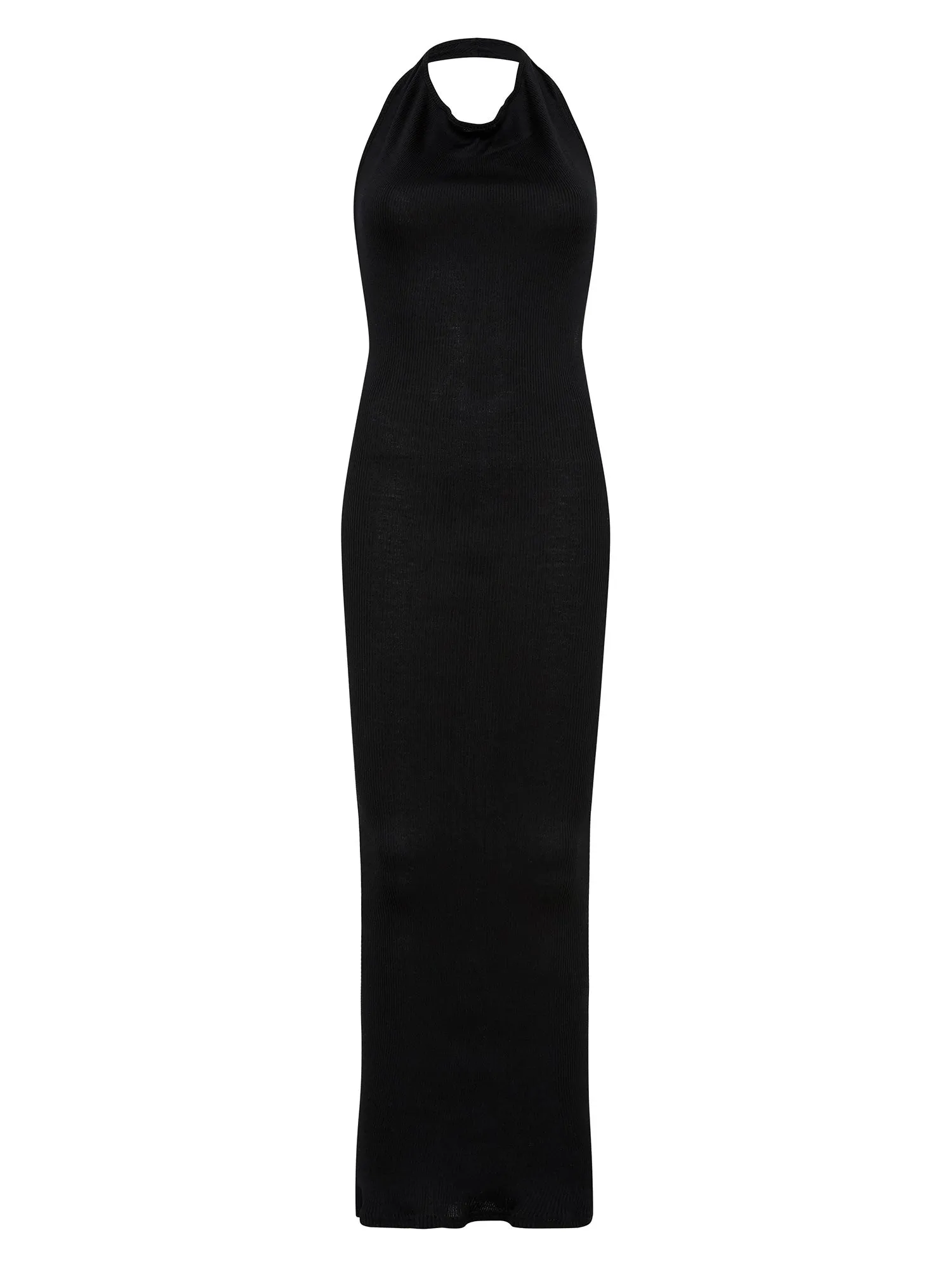 04 Elemental Silk Rib Dress | Black sold by Paris Georgia product image thumbnail 2