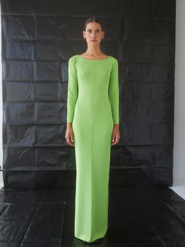 04 Elemental Second Skin Dress | Lizard Green made by Paris Georgia