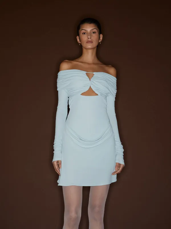 09 Axel Dress | Mineral Blue sold by Paris Georgia