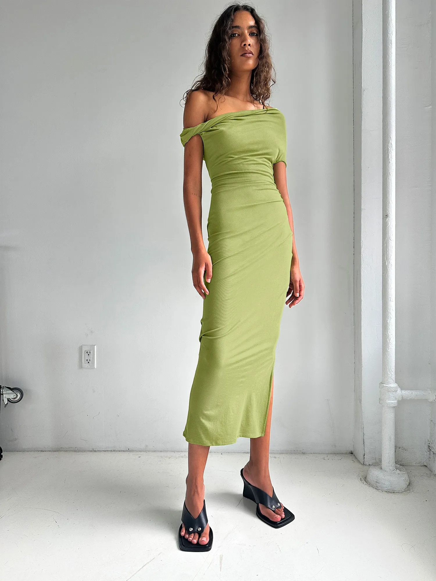 Elemental Ida Dress | Apple sold by Paris Georgia product image thumbnail 3