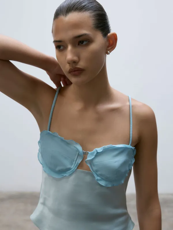 Suki Bodice | Mineral Blue made by Paris Georgia