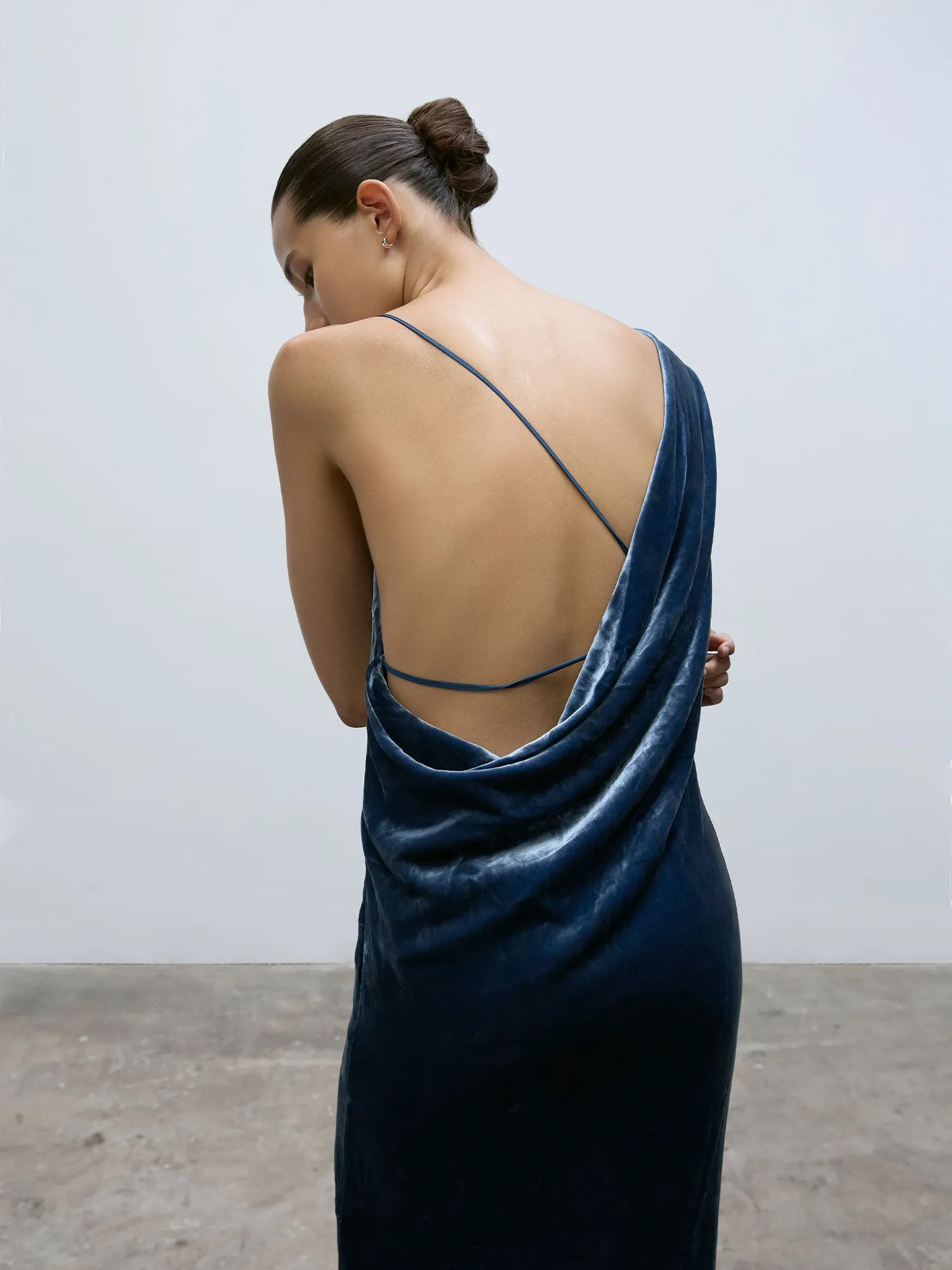 Minka Slip | Deep Blue sold by Paris Georgia product image thumbnail 4