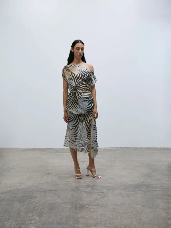 Mae Skirt | Zebra sold by Paris Georgia