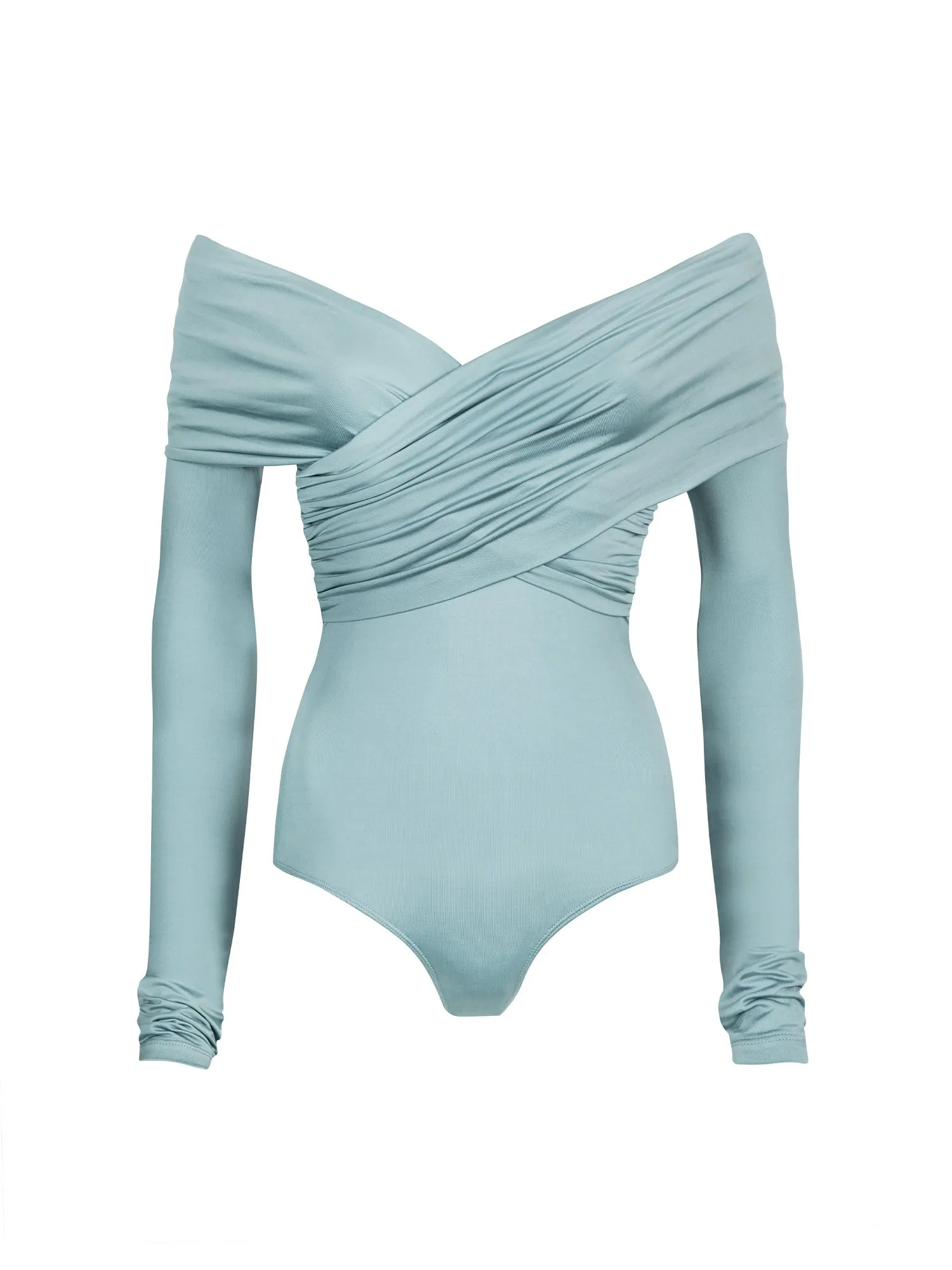 Otto Bodysuit | Chalk Blue sold by Paris Georgia product image thumbnail 2