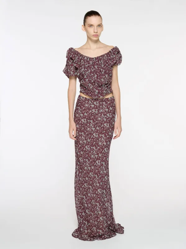 Milly Skirt | Italian Floral sold by Paris Georgia